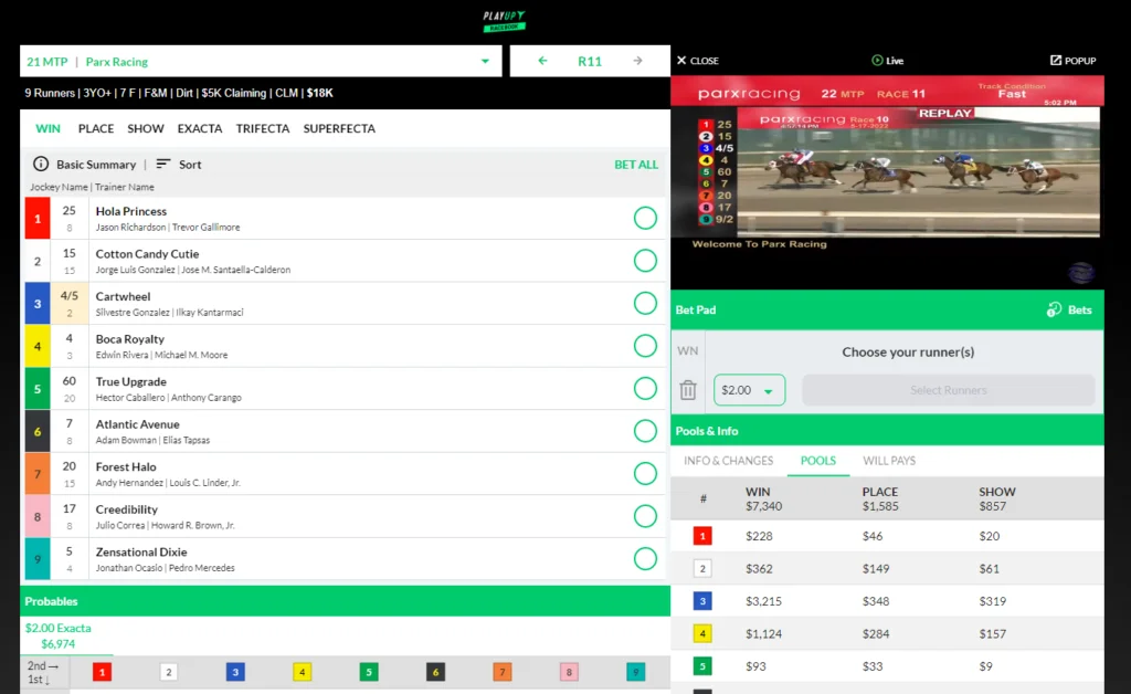 PlayUp screenshot